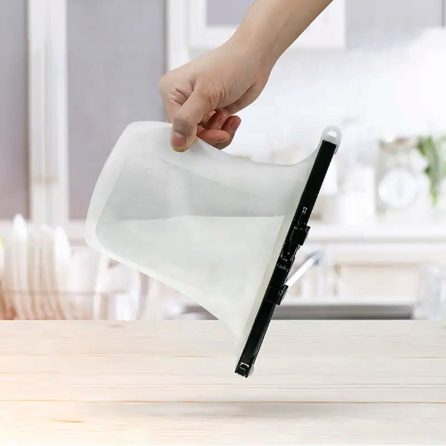 Reusable Silicone Food Storage Bag Set Leakproof Lock Reusable Flat Bottom Freezer Bags, Sandwich Bags, Silicone Food Grade Kids Snack Bags, BPA Free Microwave Dishwasher Safe (1 Pc) Reusable Silicone Food Storage Bag Set Leakproof Lock Reusable Flat Bottom Freezer Bags, Sandwich Bags, Silicone Food Grade Kids Snack Bags, BPA Free Microwave Dishwasher Safe (1 Pc)